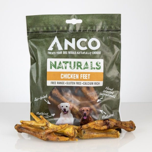 Anco Naturals Free Range Chicken Feet 100g
